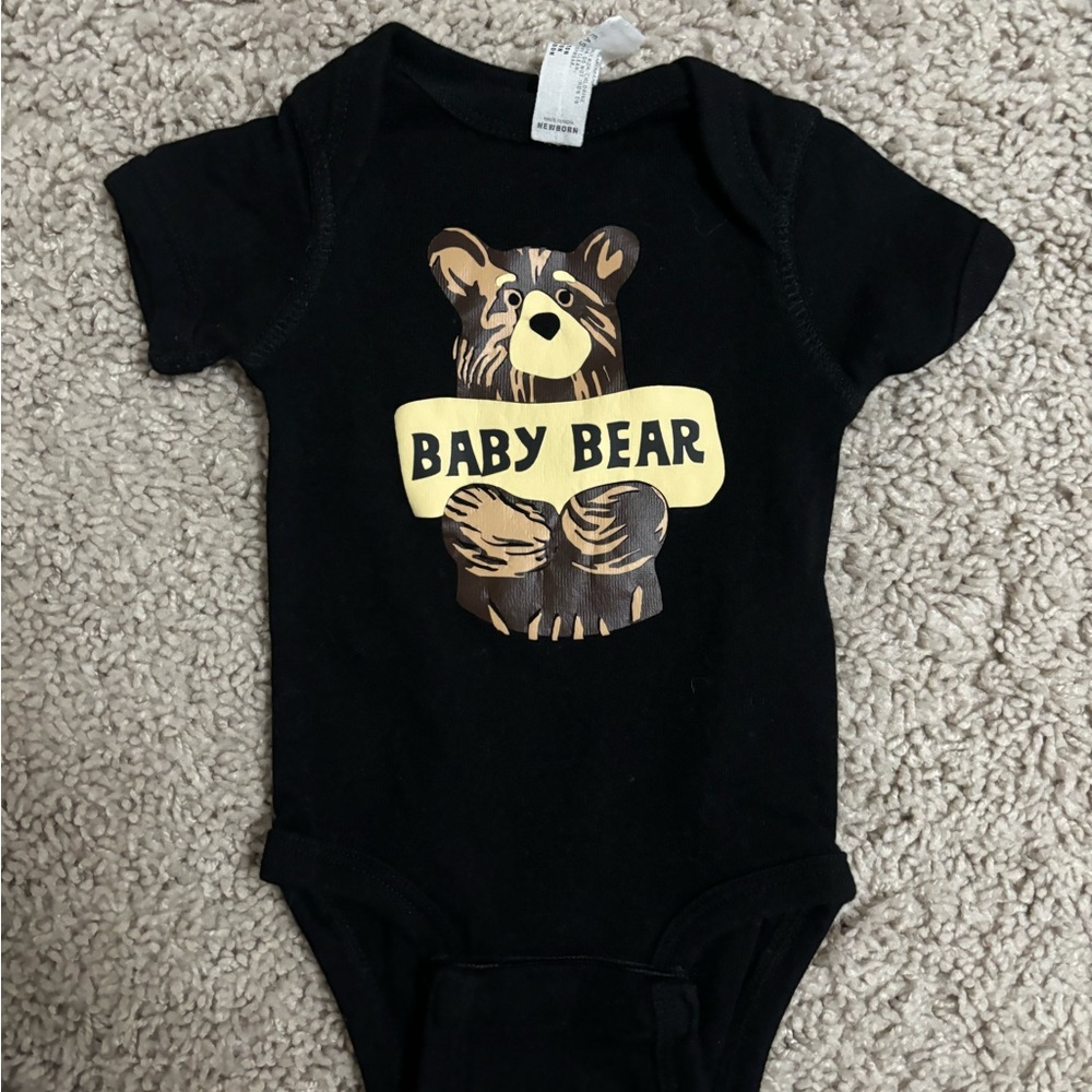 Baby bear onesie